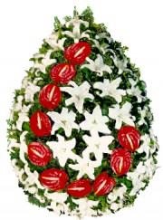 Coroana crini si anthurium